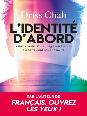 cover image of L'identité d'abord